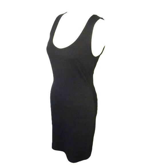 Aqua Pre-Loved Small Polyester Spandex Black Sleeveless Dress - Picture 1 of 10